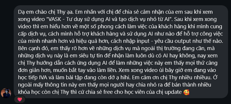 Phản hồi học viên về Buổi 3 AI 2